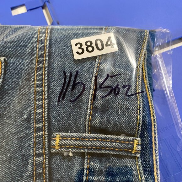 LEVI'S 505 Regular Fit Jeans Mens 40x32 Fits (40x30) Blue Medium Wash Straight - Picture 9 of 9